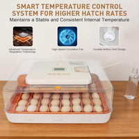 ZemiroHatch Series 4 ★ 56-Egg Incubator for Serious Breeders with Full Automation, Minimal Maintenance, Precision Control & Chick-Safe Design