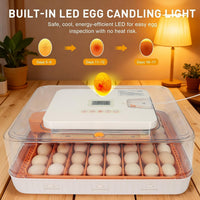 ZemiroHatch Series 4 ★ 56-Egg Incubator for Serious Breeders with Full Automation, Minimal Maintenance, Precision Control & Chick-Safe Design
