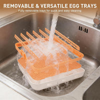 ZemiroHatch Series 4 ★ 56-Egg Incubator for Serious Breeders with Full Automation, Minimal Maintenance, Precision Control & Chick-Safe Design