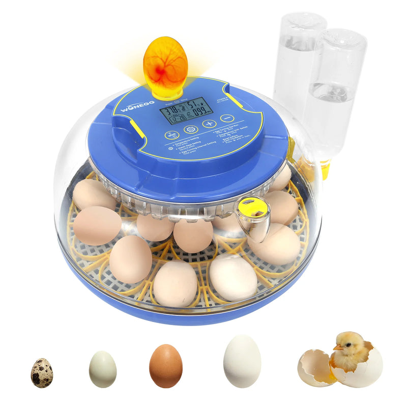 Zemiro Advanced 18-Egg Incubator for Beginners with Balanced Automation, Stable Temperature, Adaptive Humidity & Full Monitoring