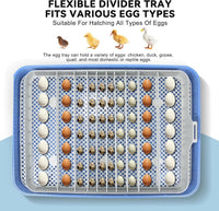 ZemiroHatch Series 4 ★ 70-Egg Incubator for Serious Breeders with Full Automation, Minimal Maintenance, Precision Control & Chick-Safe Design