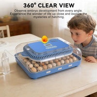ZemiroHatch Series 4 ★ 70-Egg Incubator for Serious Breeders with Full Automation, Minimal Maintenance, Precision Control & Chick-Safe Design