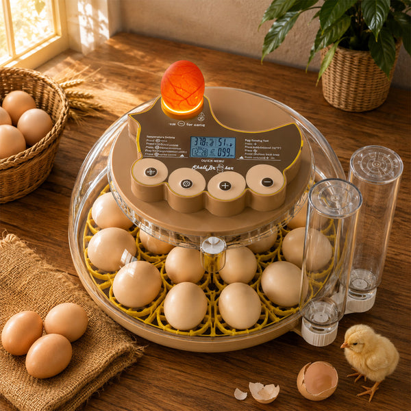 Zemiro Advanced 18-Egg Incubator for Beginners with Balanced Automation, Stable Temperature, Adaptive Humidity & Full Monitoring