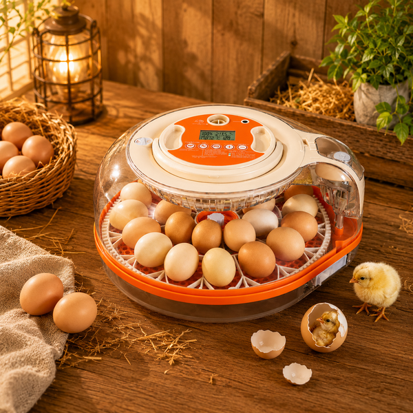 Zemiro Premium 26-Egg Incubator for Professionals & Breeders with Bottle-Free Design, Full Automation, Precision Control & High Hatch Rates