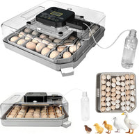ZemiroHatch Series 4 ★ 48-Egg Incubator for Serious Breeders with Full Automation, Minimal Maintenance, Precision Control & Chick-Safe Design