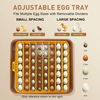 ZemiroHatch Series 4 ★ 56-Egg Incubator for Serious Breeders with Full Automation, Minimal Maintenance, Precision Control & Chick-Safe Design