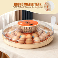 ZemiroHatch Series 2 ★ 30-Egg Incubator for Experienced Hatchers with Manual Humidity Control, Auto Turning & Real-Time Monitoring