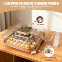 ZemiroHatch Series 4 ★ 48-Egg Incubator for Serious Breeders with Full Automation, Minimal Maintenance, Precision Control & Chick-Safe Design