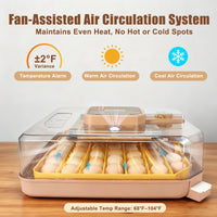 ZemiroHatch Series 4 ★ 48-Egg Incubator for Serious Breeders with Full Automation, Minimal Maintenance, Precision Control & Chick-Safe Design