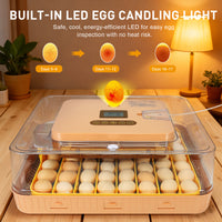 ZemiroHatch Series 4 ★ 56-Egg Incubator for Serious Breeders with Full Automation, Minimal Maintenance, Precision Control & Chick-Safe Design