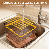 ZemiroHatch Series 4 ★ 56-Egg Incubator for Serious Breeders with Full Automation, Minimal Maintenance, Precision Control & Chick-Safe Design